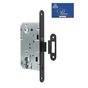 Дверной замок бесшумный под цилиндр Portuno PP-11.03 Черный