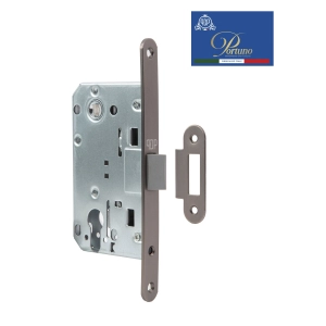 Дверной замок бесшумный под цилиндр Portuno PP-11.05 Матовый графит