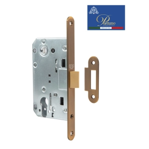 Дверной замок бесшумный под цилиндр Portuno PP-11.11 Матовый кофе