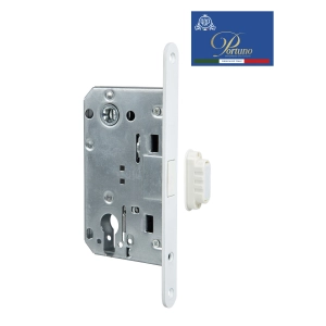 Дверной замок магнитный под цилиндр Portuno PM-10.04 Белый