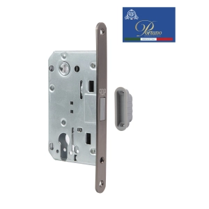 Дверной замок магнитный под цилиндр Portuno PM-10.05 Матовый графит