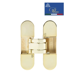 Скрытые петли Portuno H.20.06 PVD Полированное золото