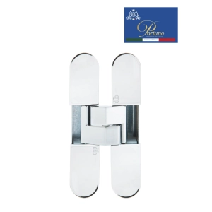 Скрытые петли Portuno H.30.01 Полированный хром