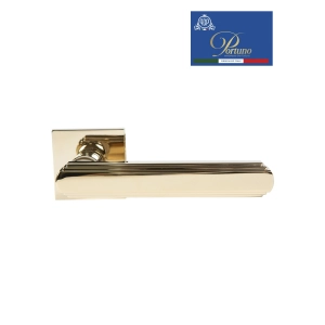 Дверная ручка на розетке Portuno Glamour 217.06 PVD Полированное золото