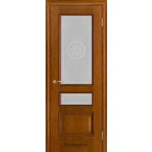 Дверь Вист Вена стекло Версачи (античный дуб)