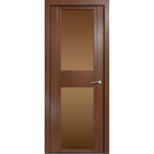 Дверь Milyana Qdo D Дуб палисандр Стекло бронза