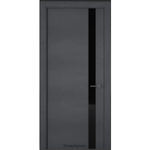 Дверь Regidoors UNO Grigio стекло locabel (Rall 7015)