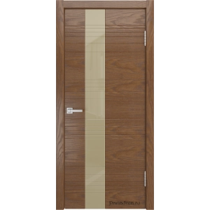 Дверь Milyana ID Стекло HL Дуб мокко