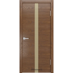 Дверь Milyana ID стекло X Дуб мокко