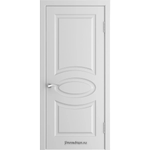 Дверь Luxor Модель L-1 (Белая эмаль) ПГ