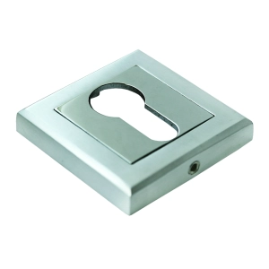 Накладка на евроцилиндр MH-KH-S SC/CP, цвет - мат.хром/хром (MORELLI)