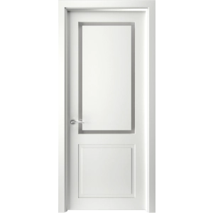 Дверь межкомнатная Каролина ПО белая эмаль