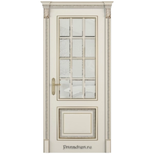 Дверь Модель №002 ПО Белый, RAL 9010, RAL 7035