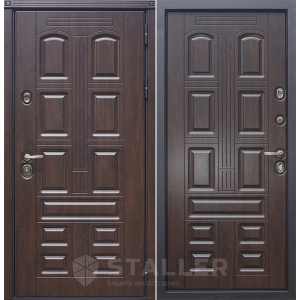 Входная дверь Сталлер Марино (Дуб темный/Дуб темный)