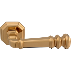 Дверная ручка на квадрате 159 RAT Atlas Полированная латунь