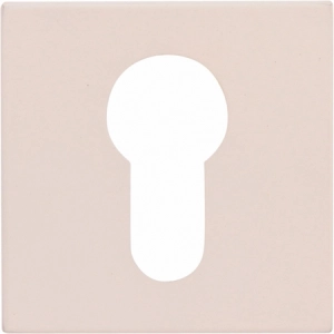 Ключевина на квадратной розетке fixa белый