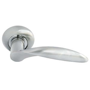 Дверная ручка MH-07 SN ПОРТАЛ Белый никель