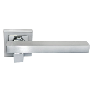 Дверная ручка MORELLI MH-16 SC/CP-S CENTRAL Матовый хром/полированный хром