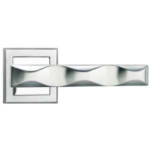 Дверная ручка MORELLI MH-20 SC/CP-S TOWER Матовый хром/полированный хром