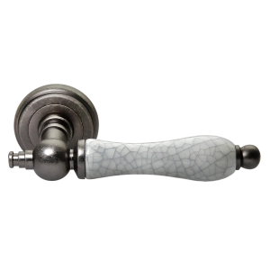 Дверная ручка MORELLI MH-42-CLASSIC OMS/GR старое античное серебро/серый