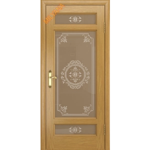 Дверь Milyana Grace Klarisa Дуб золотой стекло Фиона