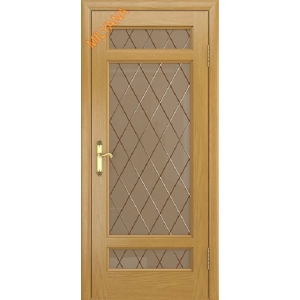 Дверь Milyana Grace Klarisa Дуб золотой стекло Готика