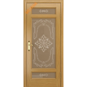 Дверь Milyana Grace Klarisa Дуб золотой стекло Валенсия