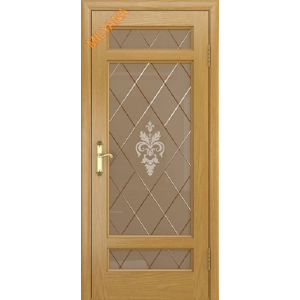 Дверь Milyana Grace Klarisa Дуб золотой стекло София