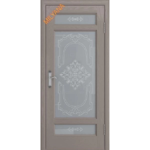 Дверь Milyana Grace Klarisa Темно-серый стекло Валенсия