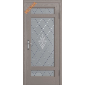Дверь Milyana Grace Klarisa Темно-серый стекло София