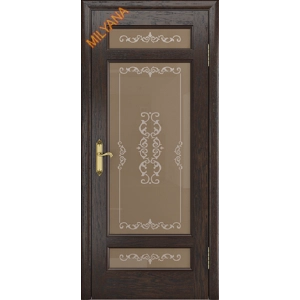 Дверь Milyana Grace Klarisa Дуб коньячный стекло Эрнеста
