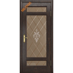 Дверь Milyana Grace Klarisa Дуб коньячный стекло София