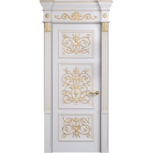 Модель №107 ПГ ral 7035 с золотой патиной