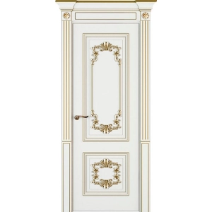 Модель №104 белый с золотой патиной