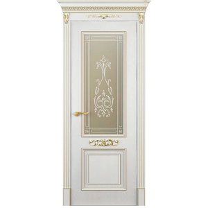 Модель №008 ПО ral 7035 с золотой патиной