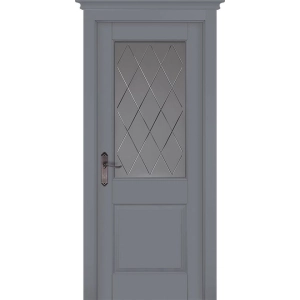 Дверь Ока Bari ПО (грей/эмаль)