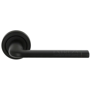 Дверная ручка Extreza TERNI (Терни) 320 на розетке R01 черный матовый