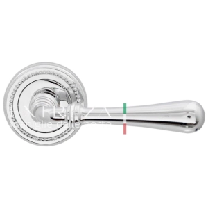 Дверная ручка Extreza EVA (Эва) 319 на розетке R03 полированный хром