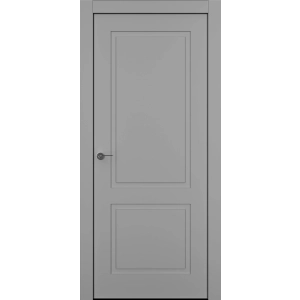 Дверь Атлас Классика 2 ПГ серая эмаль