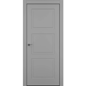 Дверь Атлас Классика 3 ПГ серая эмаль