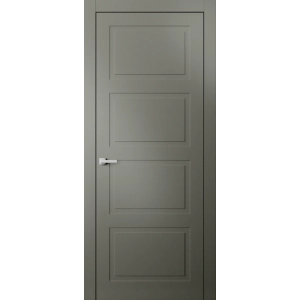Дверь Атлас Классика 4 ПГ серая эмаль