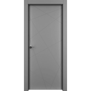 Дверь Атлас Гео ПГ серая эмаль