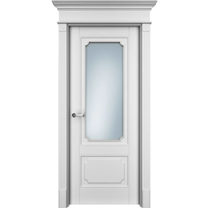 Дверь Атлас Риан-2 ПО белая эмаль