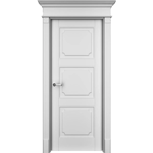 Дверь Атлас Риан-33 ПГ белая эмаль