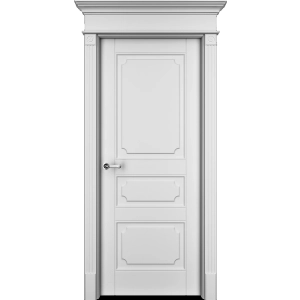 Дверь Атлас Риан-3 ПГ белая эмаль