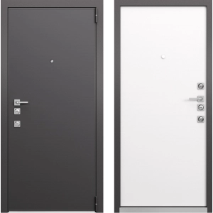 Дверь Mastino FORTE Реалвуд Графит горизонт MS-100/Реалвуд Молочный горизонт MS-100