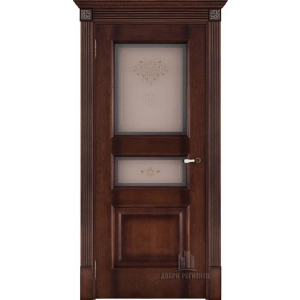 Дверь Вист Терзо Кристалл закаленное (Орех)